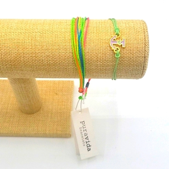 Pura Vida Jewelry - PURA VIDA Bracelets NEW Anchor Charm Vibrant Colors